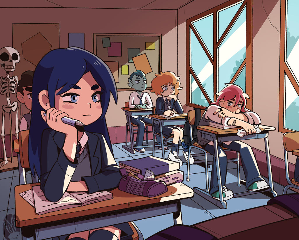 CaitVi HighSchool AU